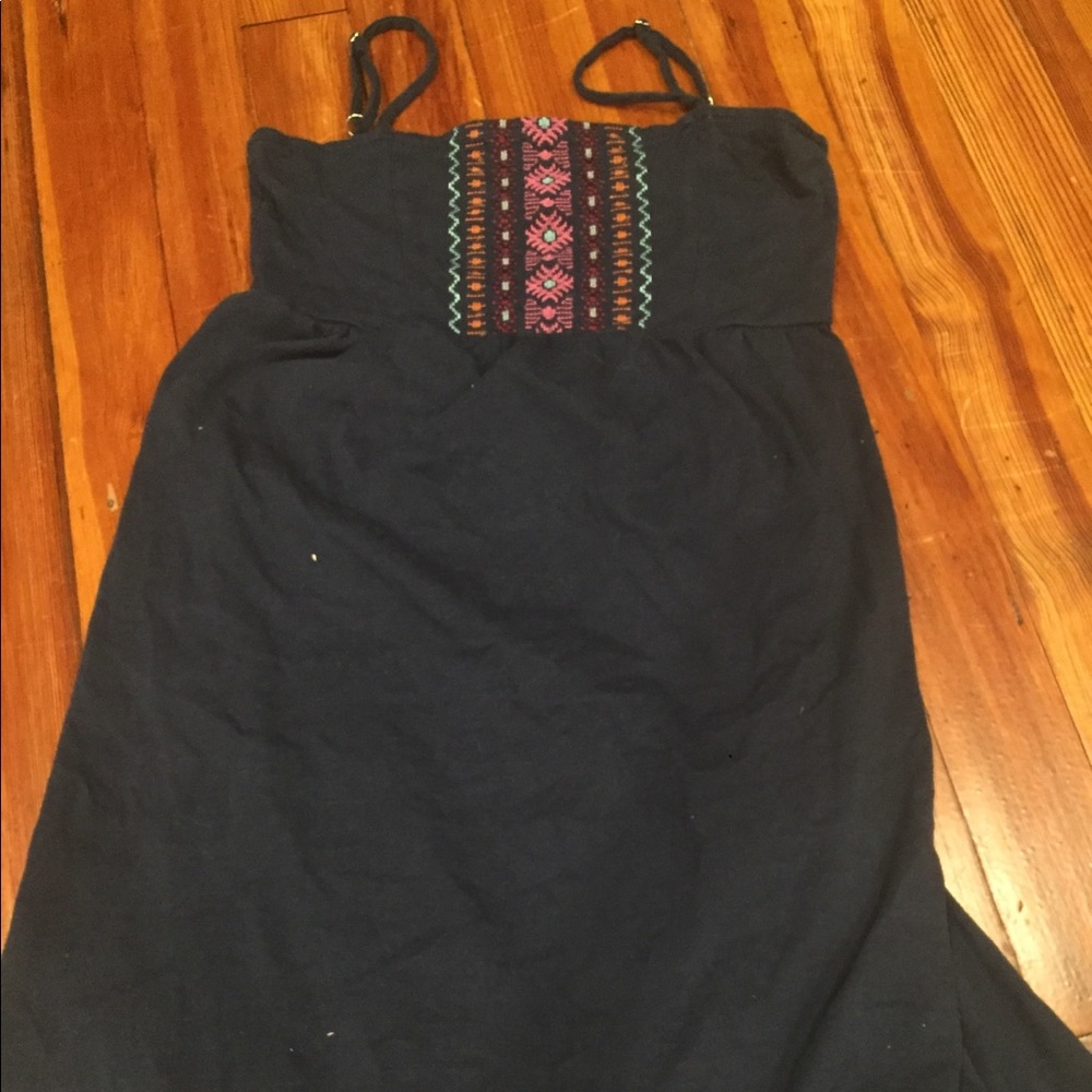Roxy Navy Spaghetti Strap Dress